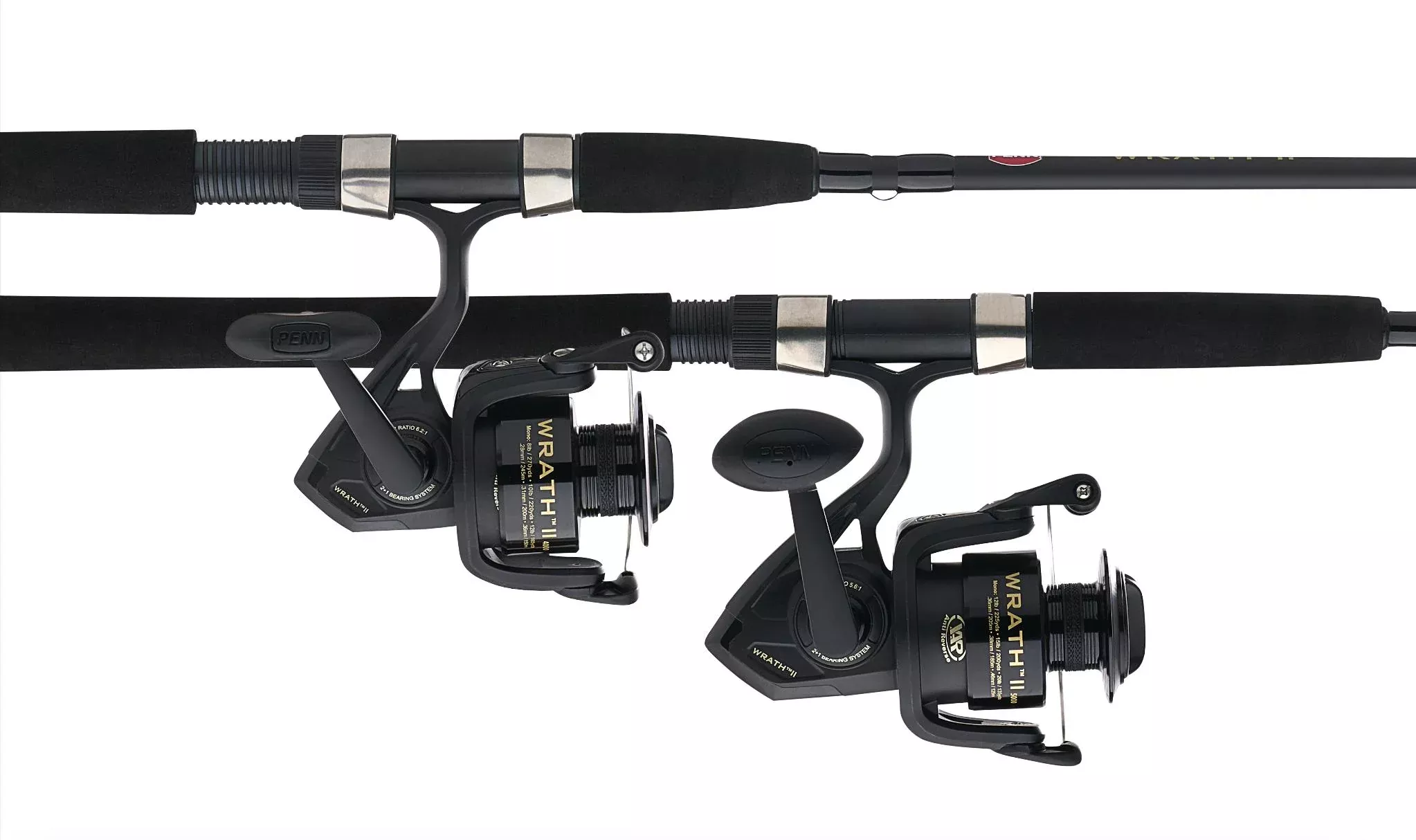 Penn Wrath II 3000 with 7' ML 2-Piece Rod Combo