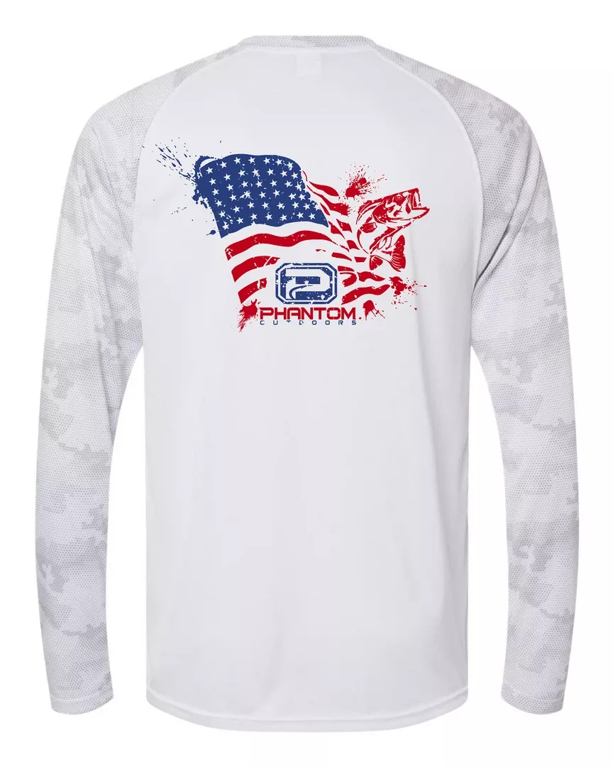 Phantom Outdoors Fish Freedom Longsleeve Performance (LS1) MENS