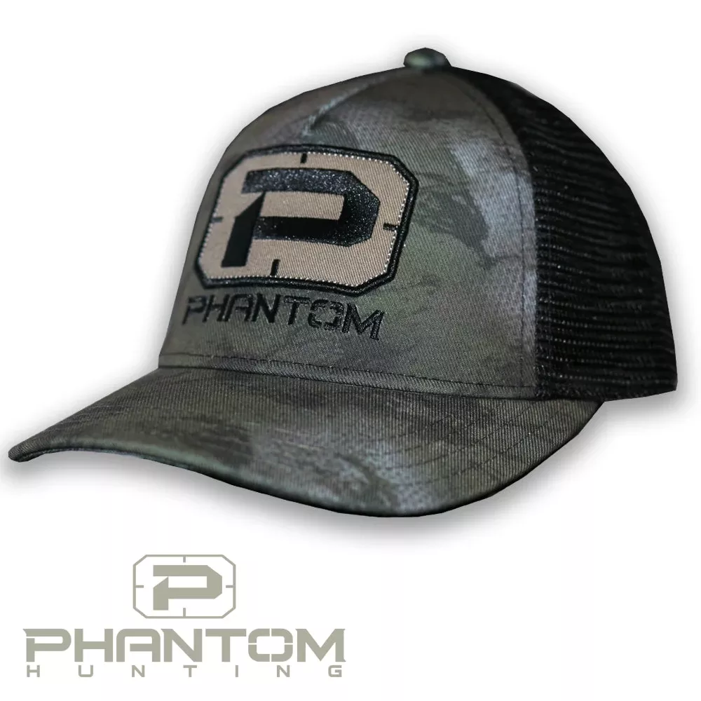 Phantom Outdoors HUNTING Phantom EDGE SERIES Camo Structured Trucker Hat