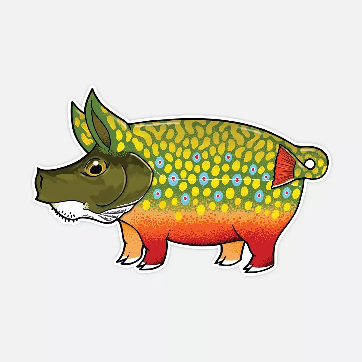 Pig Brook Trout Sticker