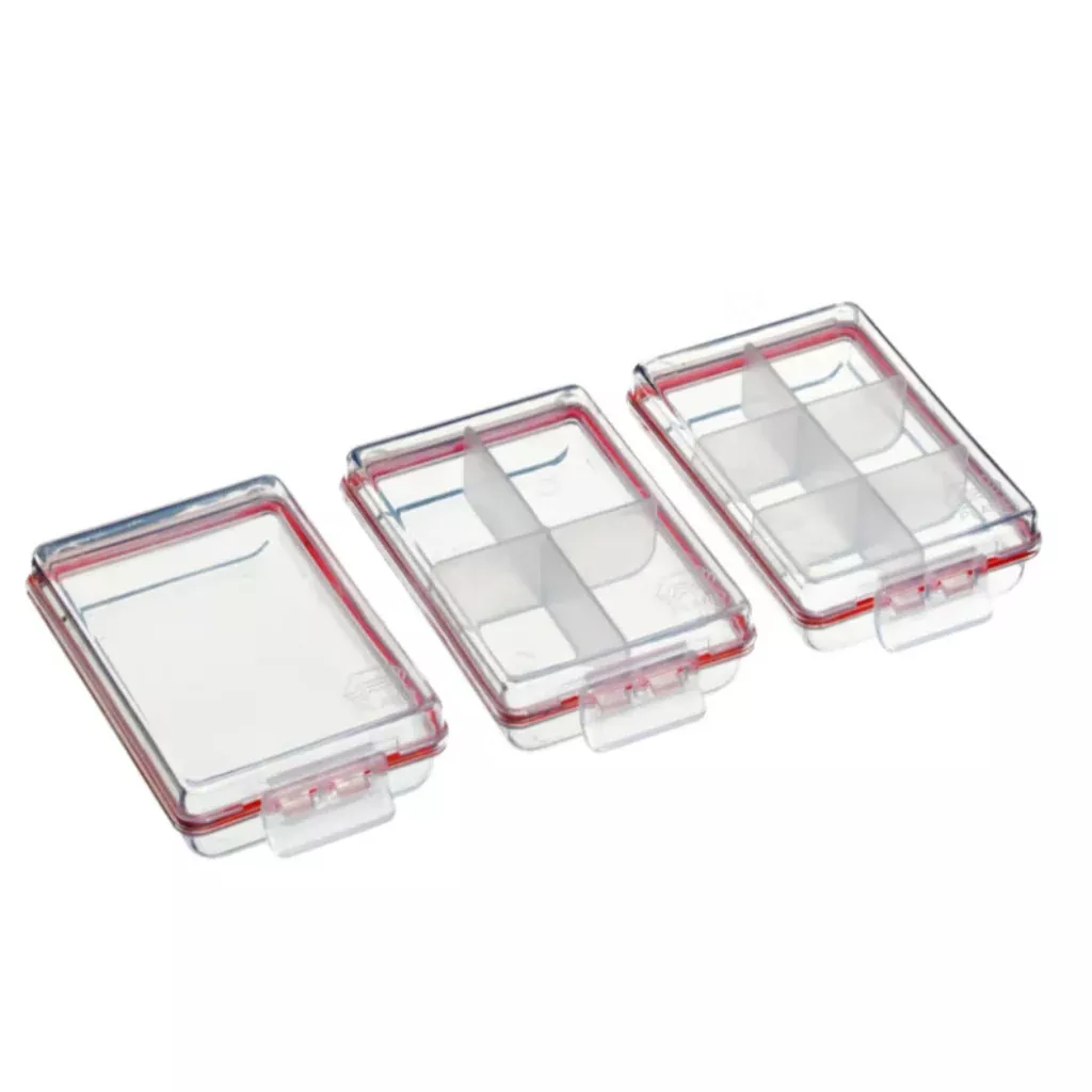 Plano Waterproof Clear Tackle Boxes 3pk