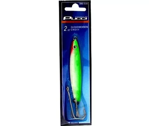 Pucci Chovy Jig 2oz GLOD Green Glow