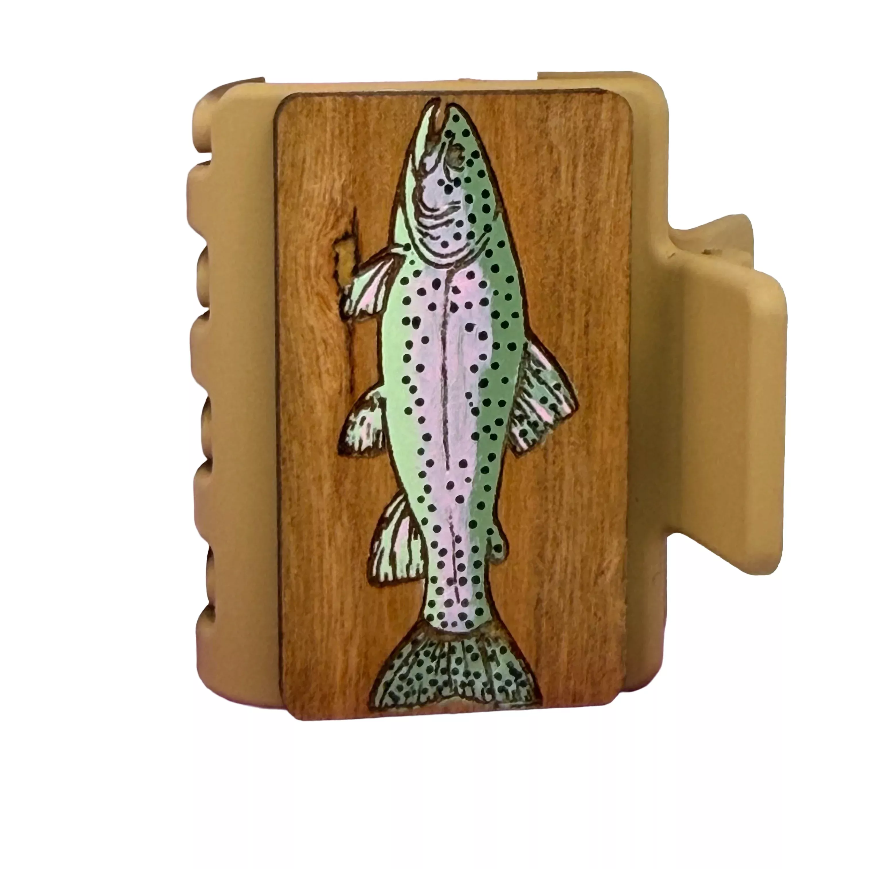 Rainbow Trout Hairclips 2”