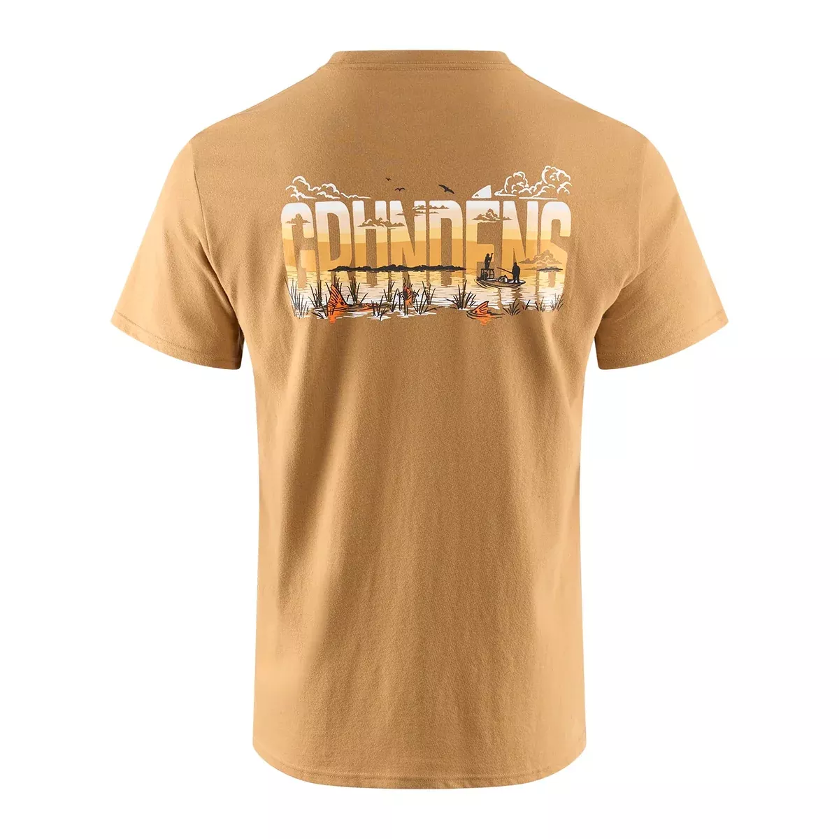 Redfish Flats SS T Shirt Whiskey