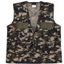 Reliable Game Vest w/Game Bag Brown Camo Large