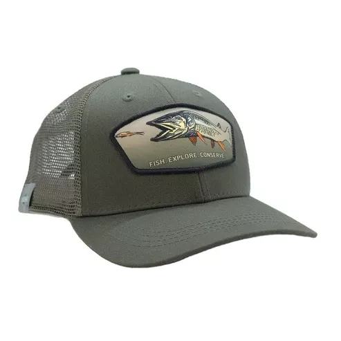 Rep Your Water Mesh Back Hat - Musky Patrol