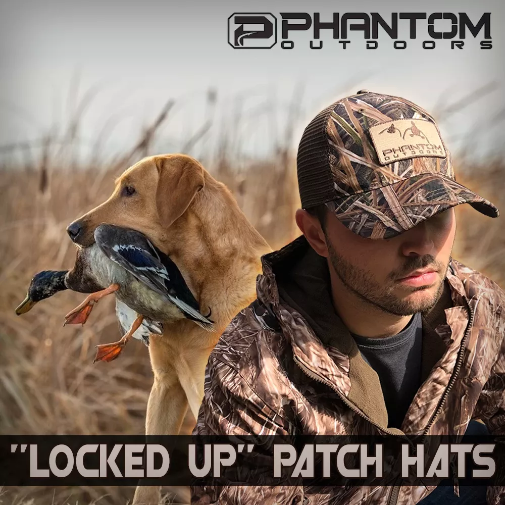 Richardson PHANTOM OUTDOORS “Locked Up” Patch HAT