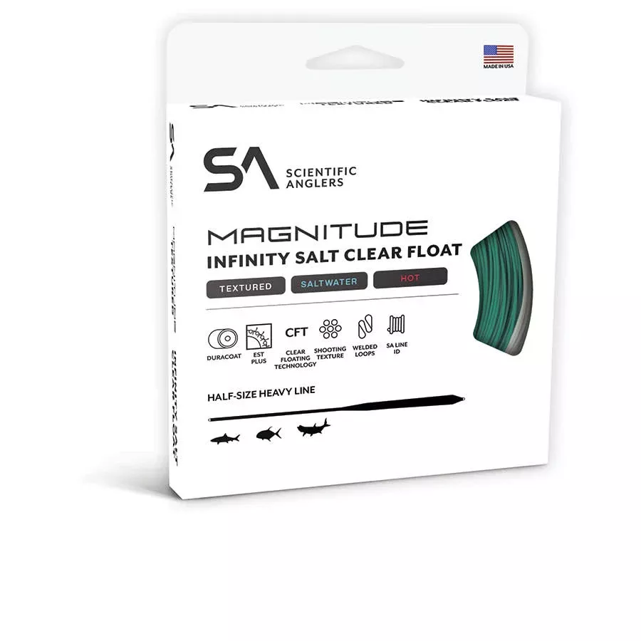 S24 Scientific Anglers Magnitude Textured Infinity Salt Clear Tip