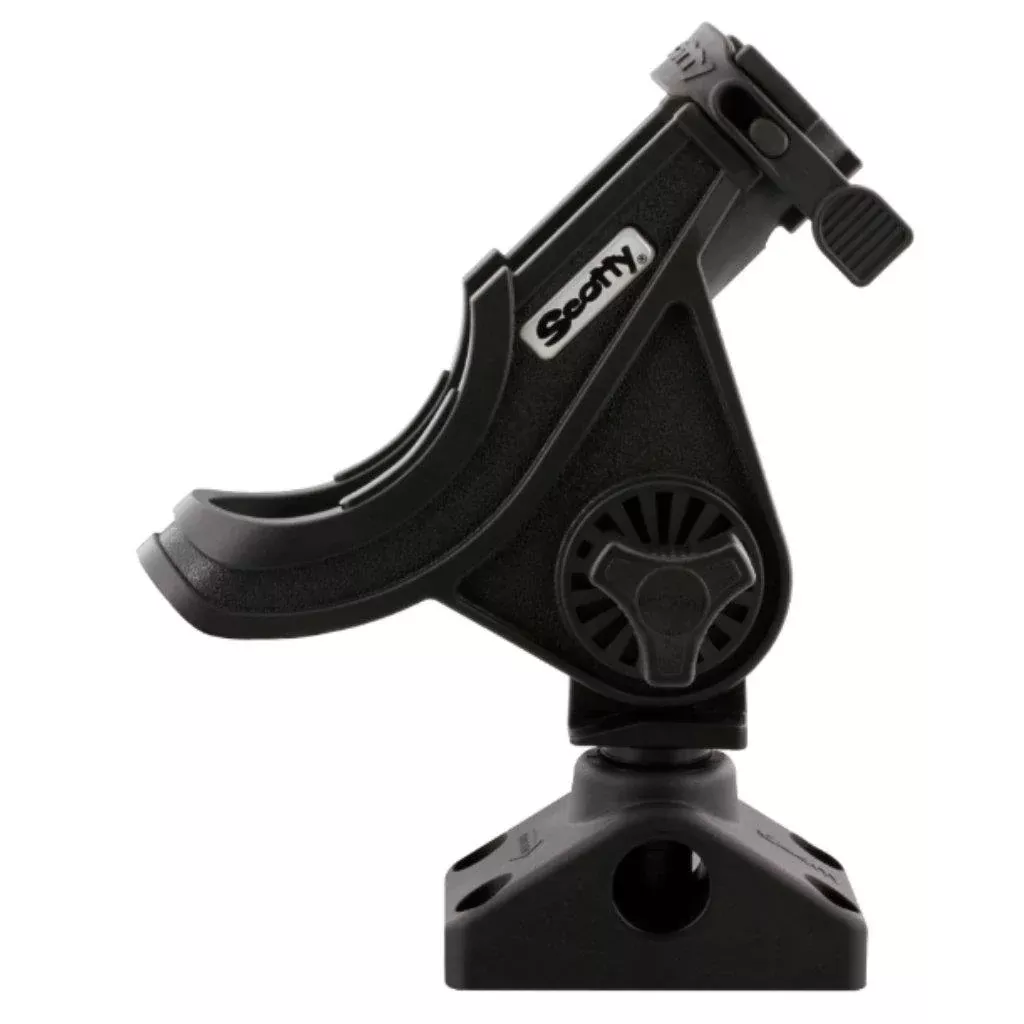 Scotty Baitcaster/SpinningRod Holder with Combination Side/Deck Mount No.280