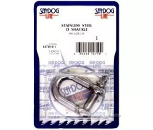 Sea Dog Stainless D Shackle 147010-1