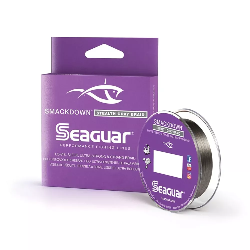 Seaguar Smackdown Braided Line Stealth Grey 150yd