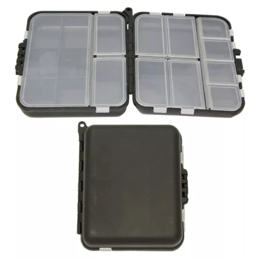 Sheffield 12 Compartment Tackle Box - Black