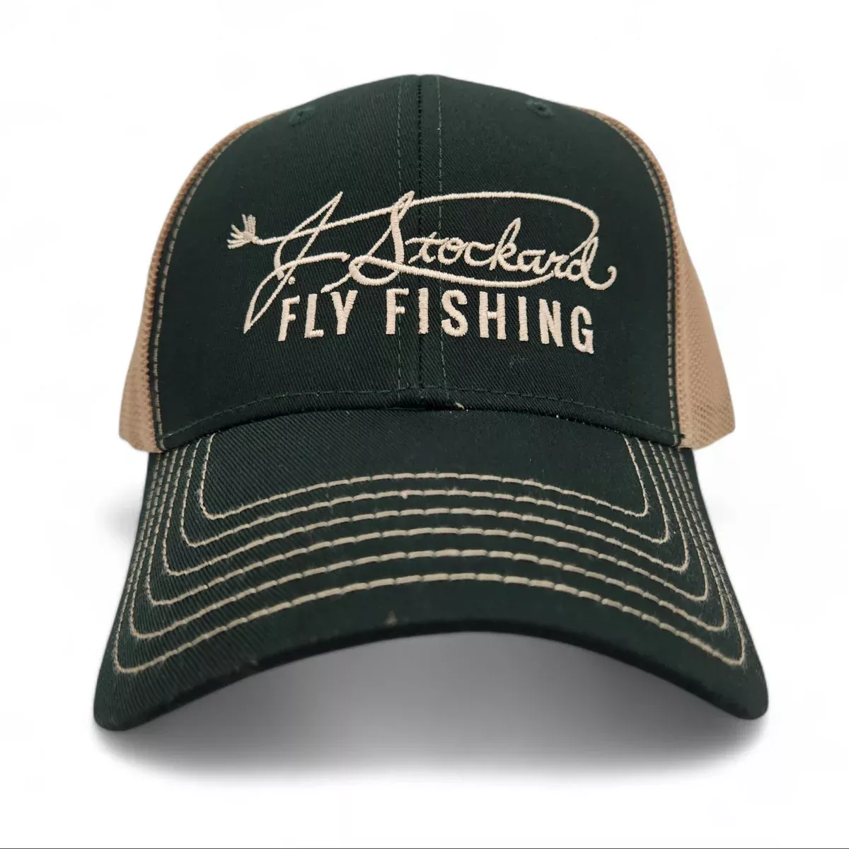 Signature Low Profile Trucker Hat - Green/Khaki