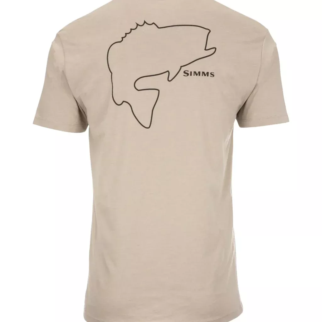 Simms Bass Outline T-Shirt