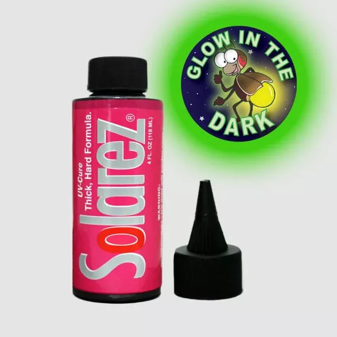 Solarez Fly-Tie UV Resin Thick Hard Glow in The Dark 2oz