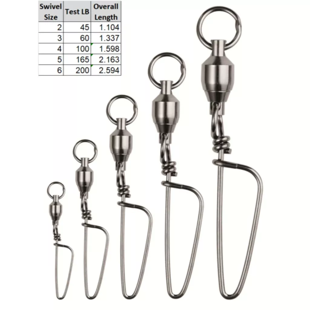 Spro Ball Bearing Swivel with Coastlock Snap