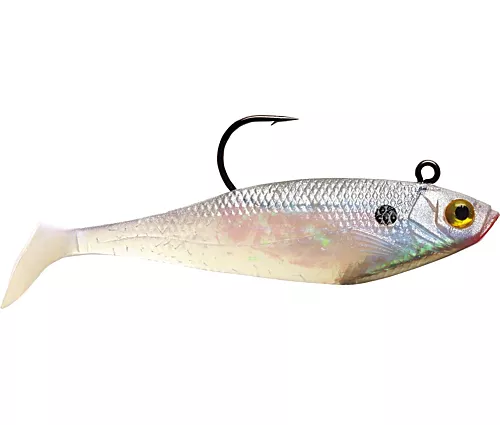 Storm Wild Eye Shad 6″ 7/8oz WSS06PRL Pearl 3/Pack