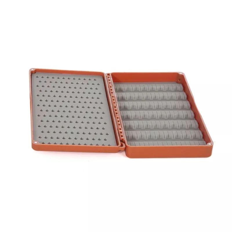Tacky Double Haul Fly Box Burnt Orange