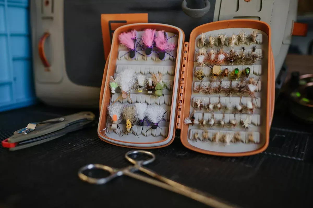 Tacky Pescador Fly Box Small Burnt Orange
