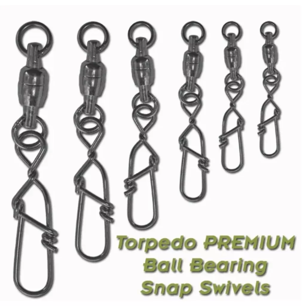 Torpedo Premium Ball Bearing Snap Swivel