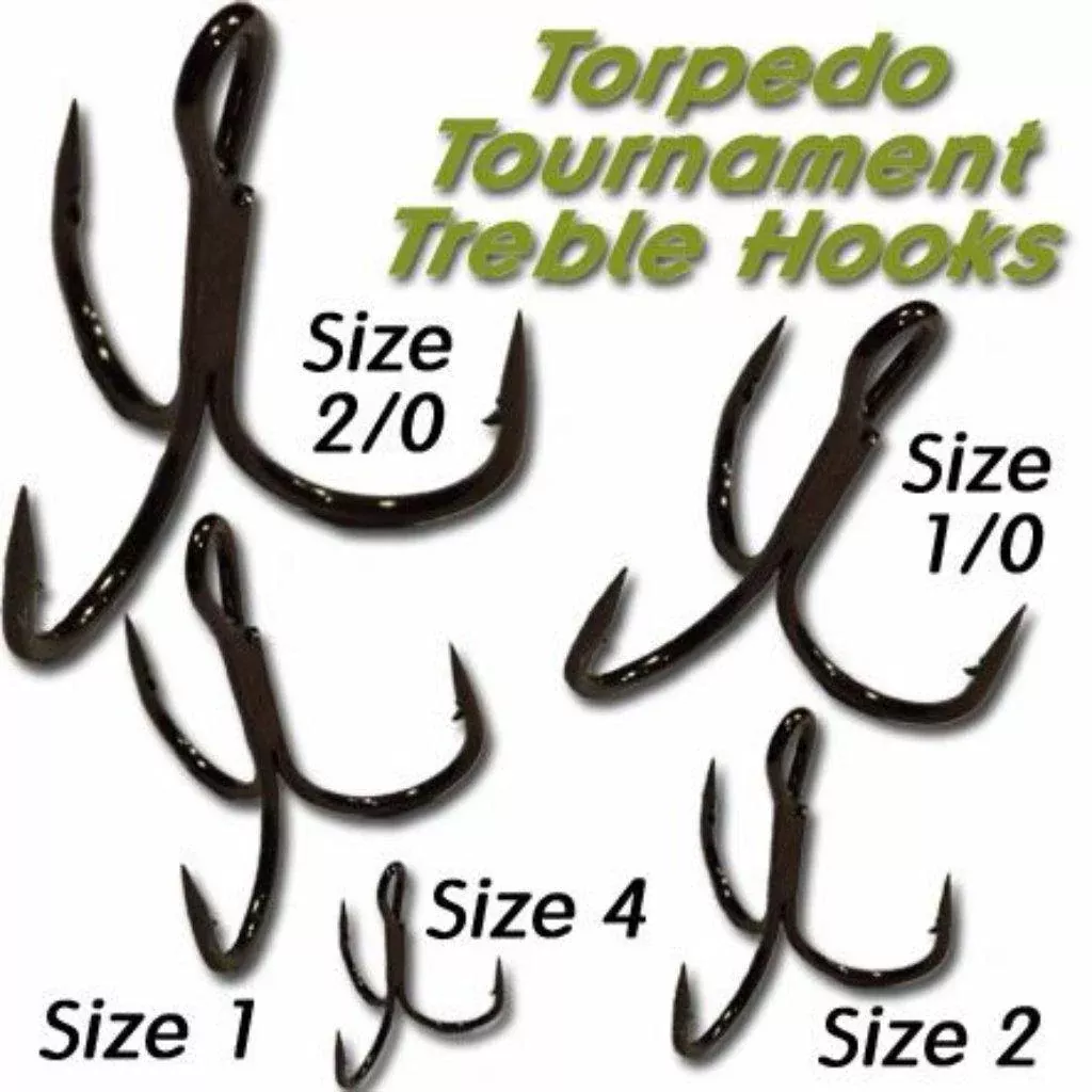 Torpedo Tournament Treble Hooks