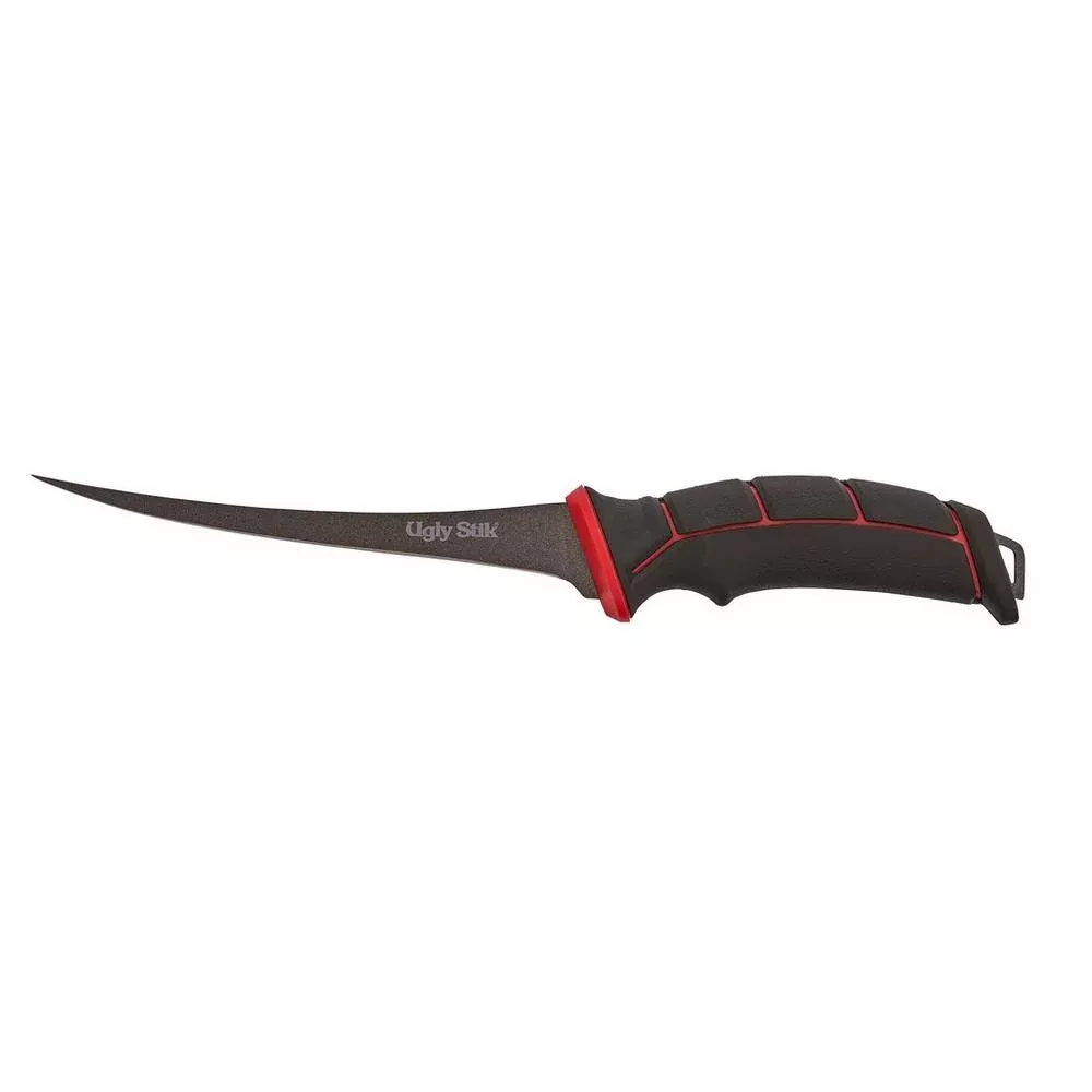 Ugly Stik Ugly Tools 7in Boning Knife - Black/Red