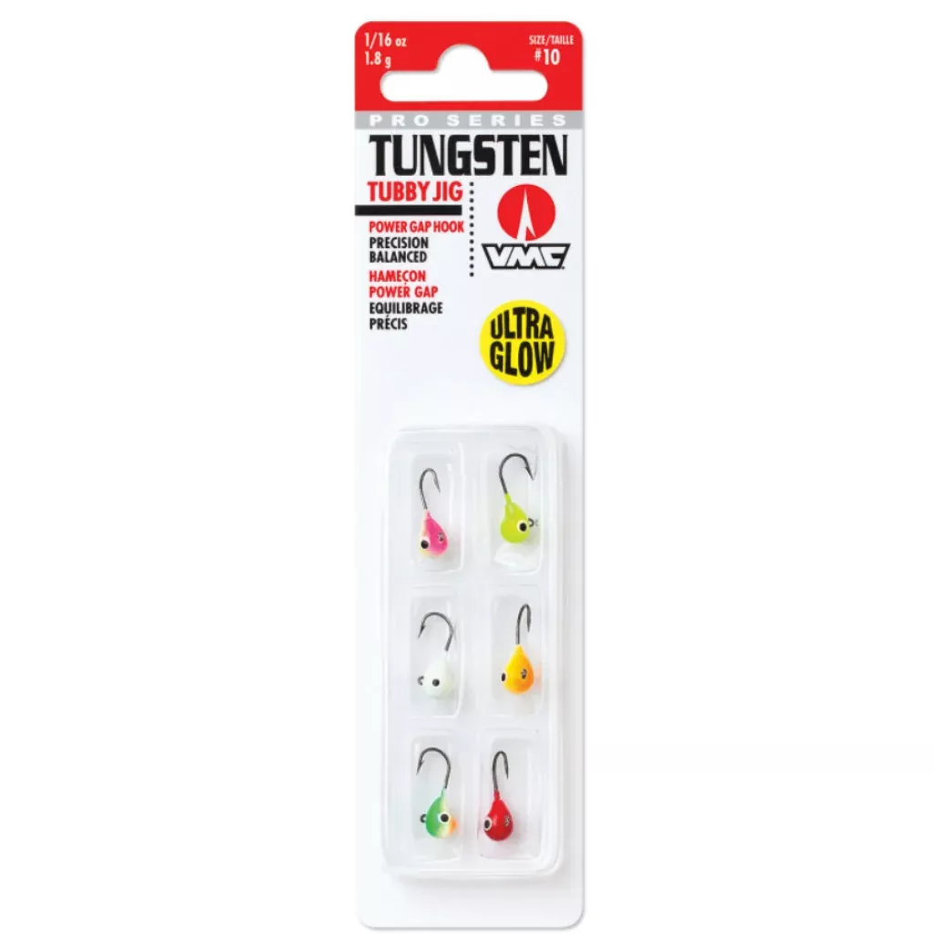 VMC Pro Series Tungsten Tubby Jig Kit (6 Pack)