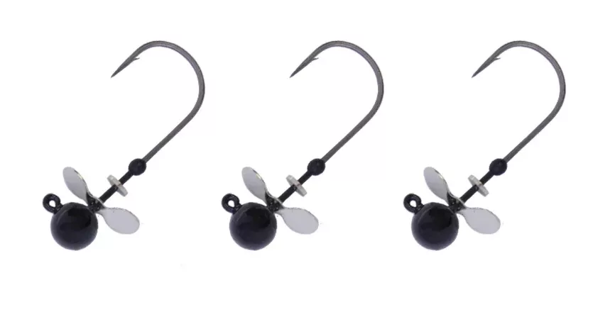 XZONE PROPELLER TUNGSTEN JIG HEAD