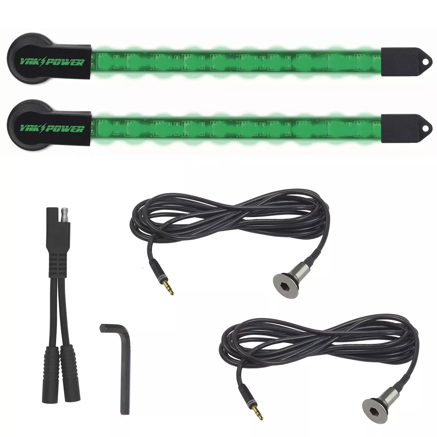 Yak-Power 2pc Green LED light Kit