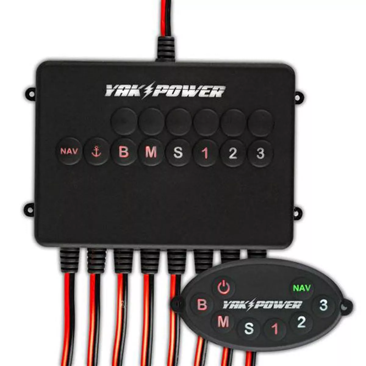 Yak-Power 8 Circuit Bluetooth Enabled Switching System