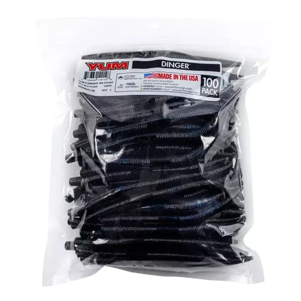 Yum 5" Dinger Soft Stickbait - 100 Pack